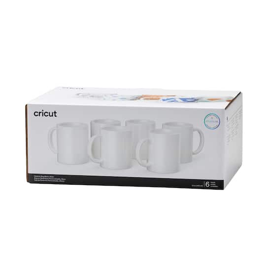 Cricut® 12oz. White Ceramic Mug Blanks, 6ct.